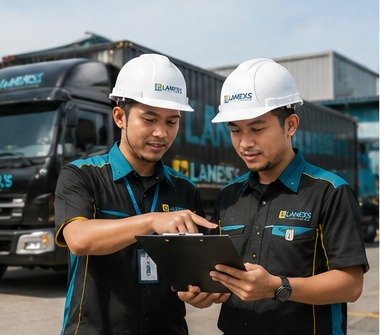Koordinasi tim operasional memastikan setiap proses distribusi berjalan sesuai standar dan jadwal.